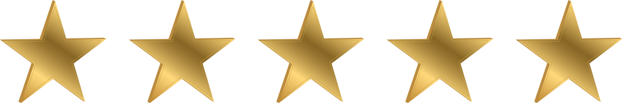 Gradient Five Stars Rating Icon